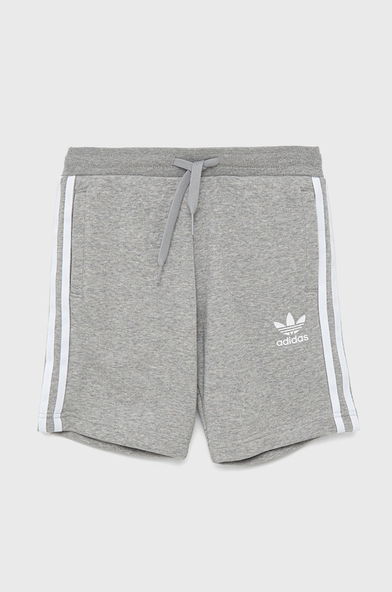 Παιδικό σορτς adidas Originals απλικέ γκρί H32343