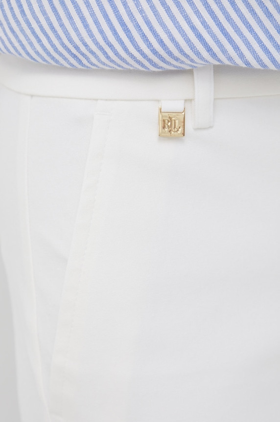 Lauren Ralph Lauren pantaloni scurti alb 200661653003