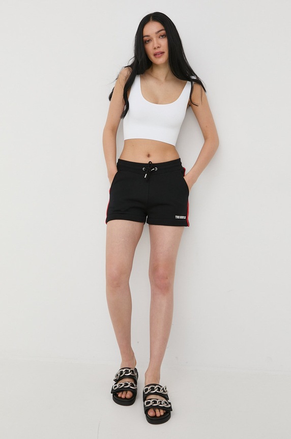 Šortky The Kooples FSHO24016K čierna SS22