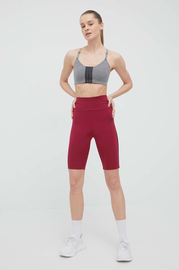 Σορτς adidas Originals Trefoil Moments HE0406 μωβ SS22