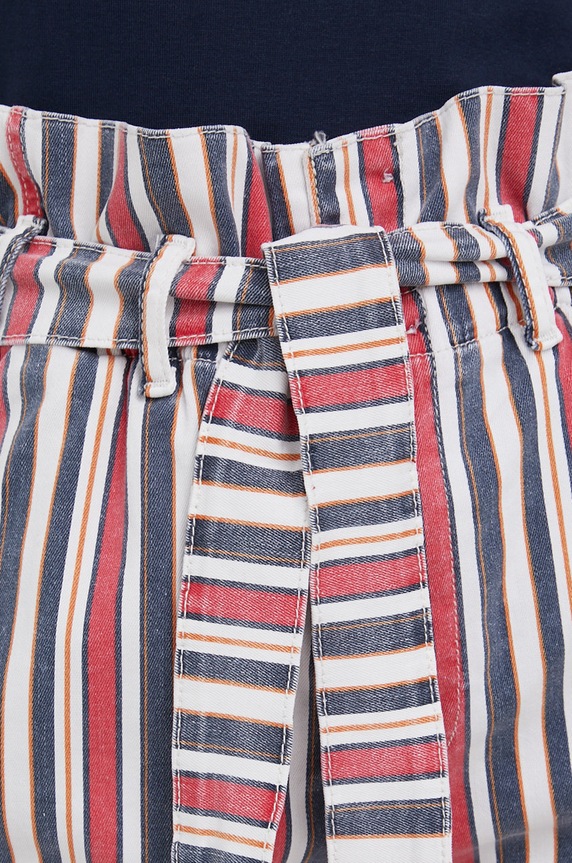 Джинсовые шорты Pepe Jeans Phoebe Stripe мультиколор PL800989.0AA