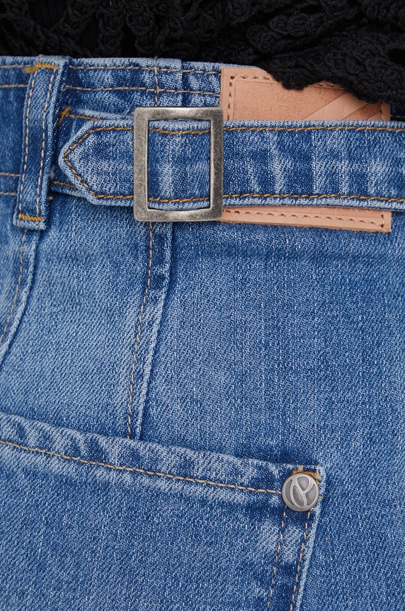 Pepe Jeans szorty jeansowe STELLA ADAPT granatowy PL800992.000