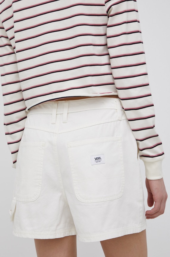 Odzież Vans szorty jeansowe VN0A5LLAFS81 biały