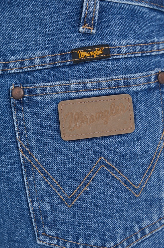 Wrangler szorty jeansowe niebieski W23KY5X8E