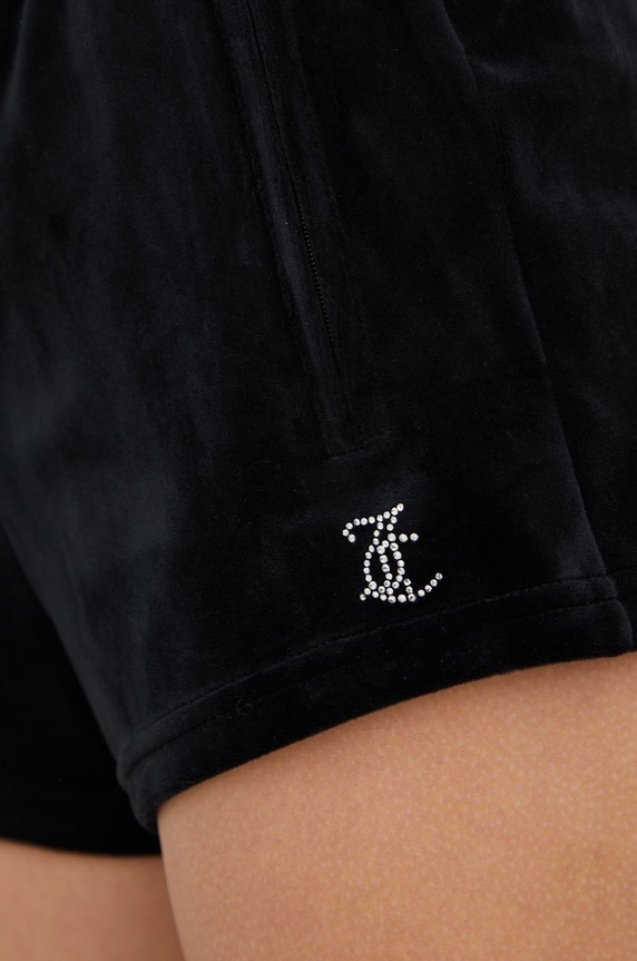 Juicy Couture szorty czarny JCWH121001.101
