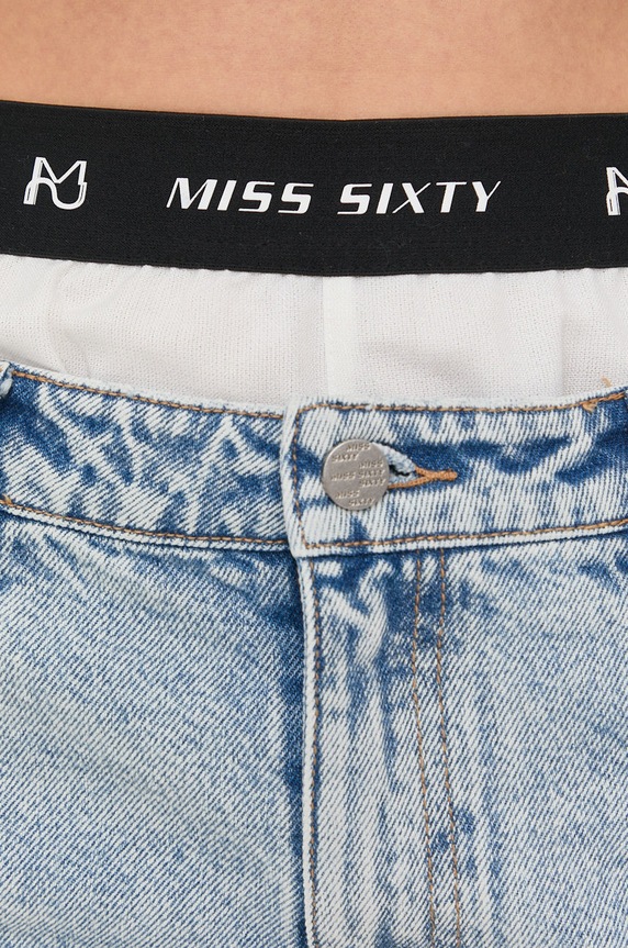 Miss Sixty szorty jeansowe niebieski 6W2JJ0010000