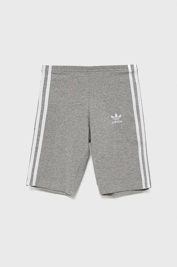 Otroške kratke hlače adidas Originals Z elastanom siva HD2039