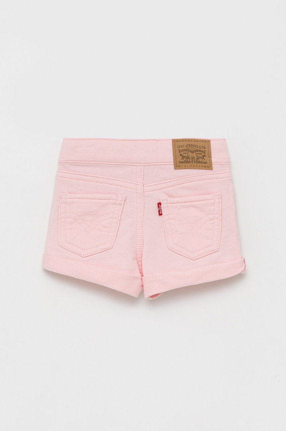 Детски къси панталони Levi's 1EB192.G розов SS22