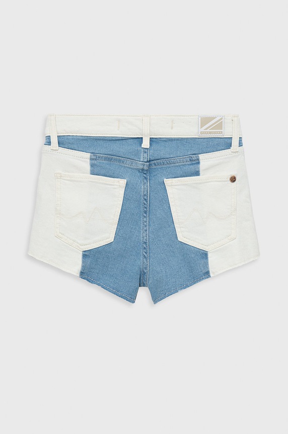 Fete Pepe Jeans pantaloni scurti din denim pentru copii PG800777.000 alb