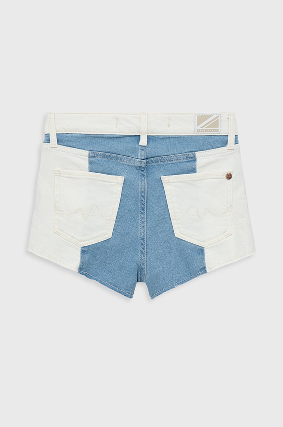 Fete Pepe Jeans pantaloni scurti din denim pentru copii PG800777.000 alb