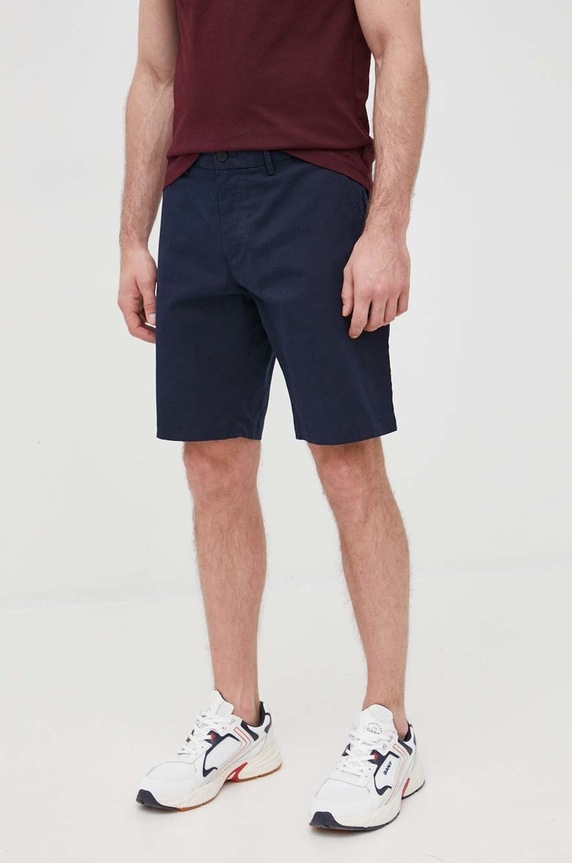 Tommy Hilfiger szorty HARLEM 1985 z elastanem granatowy MW0MW23568.PPYY