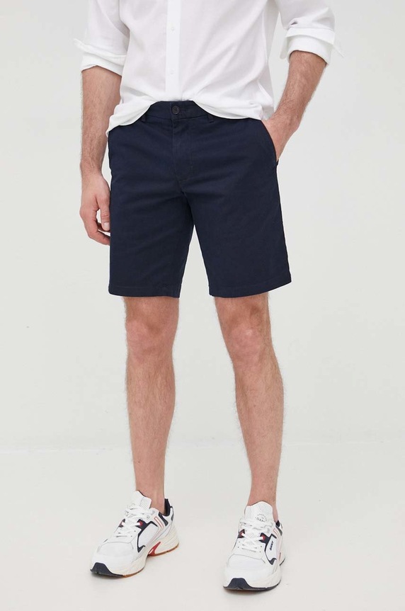 Tommy Hilfiger rövidnadrág Brooklyn 1985 sima sötétkék MW0MW23563.PPYY