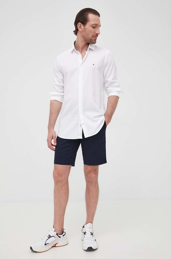 Tommy Hilfiger rövidnadrág Brooklyn 1985 MW0MW23563.PPYY sötétkék SS25