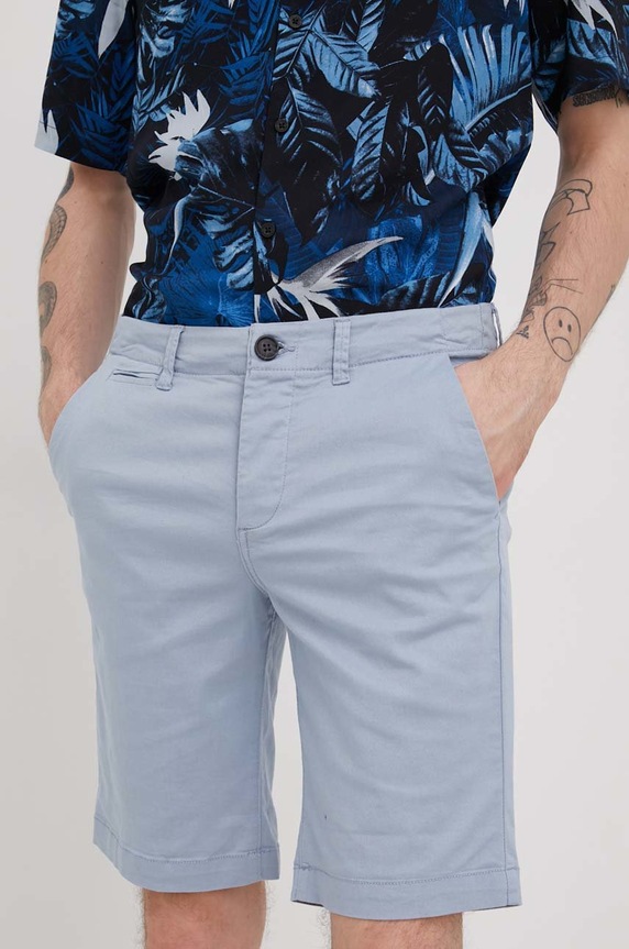 Produkt by Jack & Jones szorty z elastanem niebieski 12186364.FadedDenim