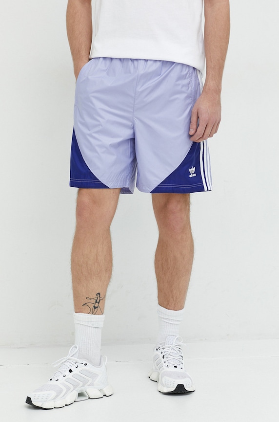 Adidas Originals pantaloni scurti cu modele violet HC2099