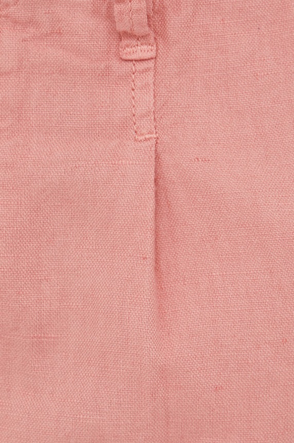 Pepe Jeans szorty z domieszką lnu ARKIN SHORT LINEN różowy PM800913.370