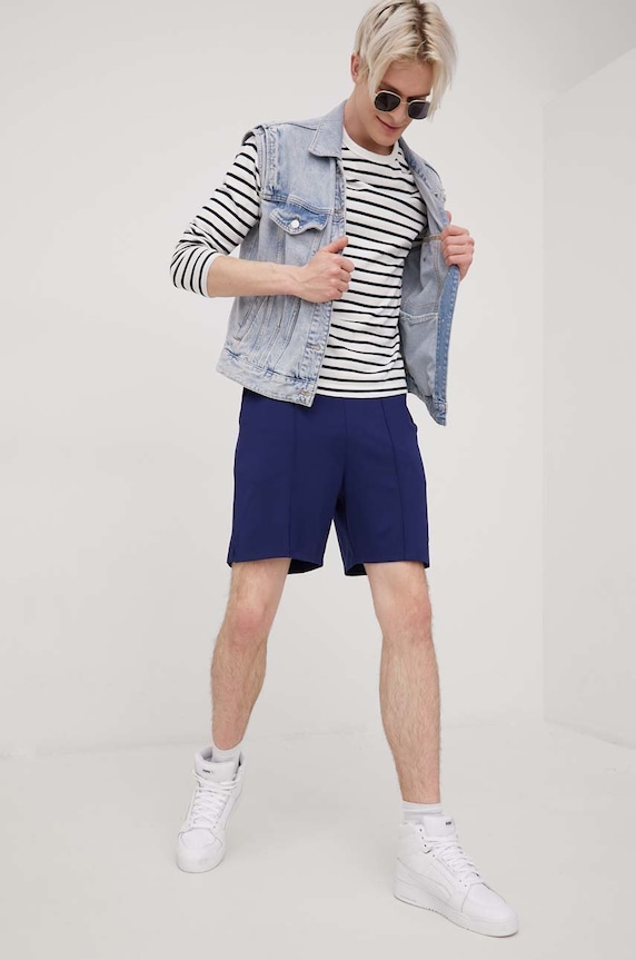 Fila szorty FAM0035 granatowy SS22