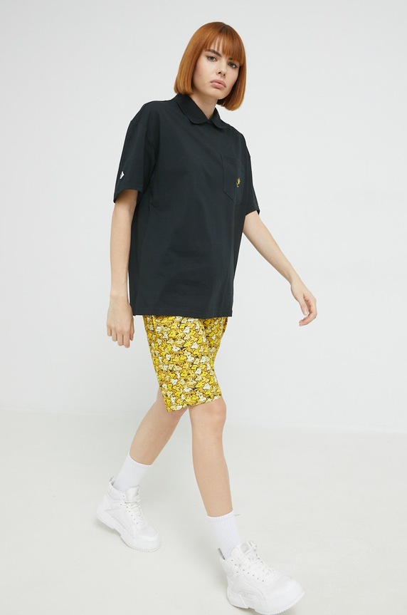 Converse pantaloni scurti galben 10024382.A01