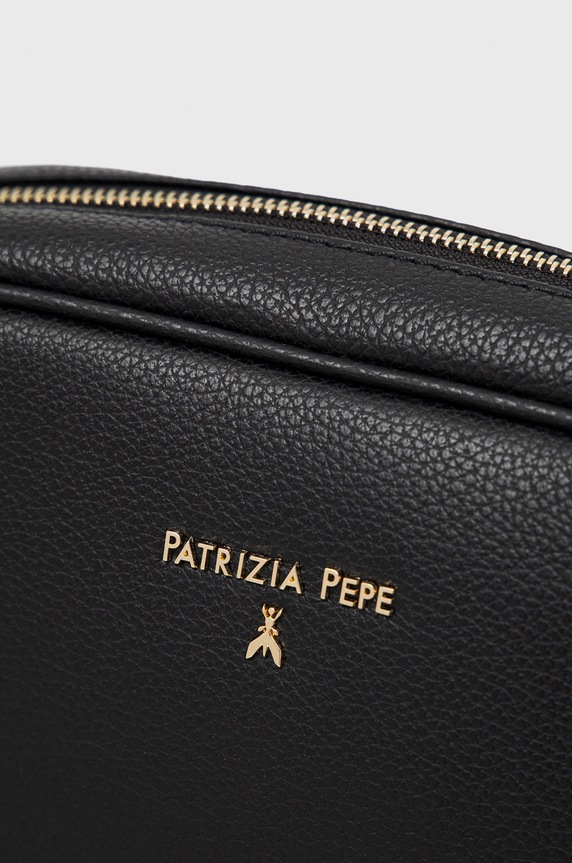 Patrizia Pepe Torebka skórzana CB8985.L001 czarny AA00