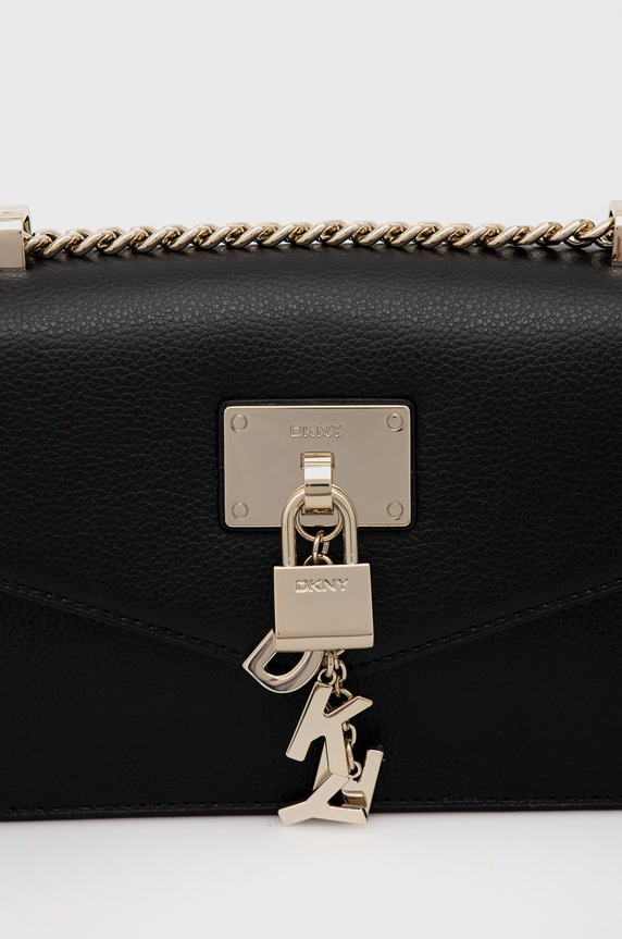 Akcesoria Dkny torebka skórzana R923HC81 czarny