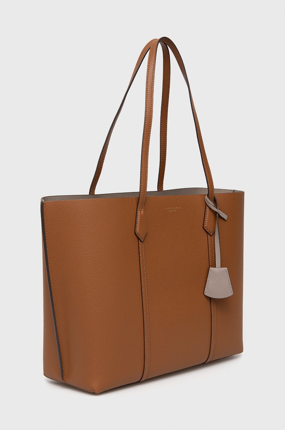 Tory Burch torebka skórzana PERRY 81932.905 brązowy SS22