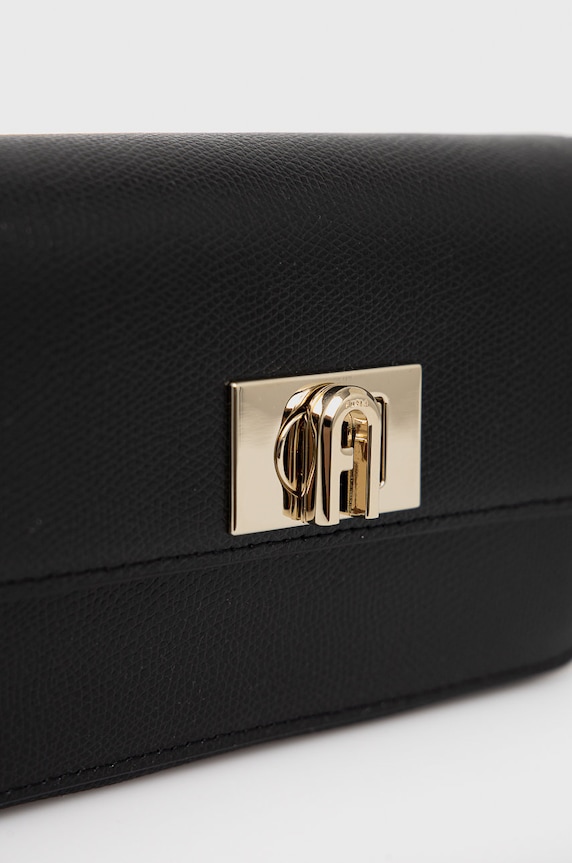 Accesorii Furla poseta de piele WE00265.ARE000.O6000 negru