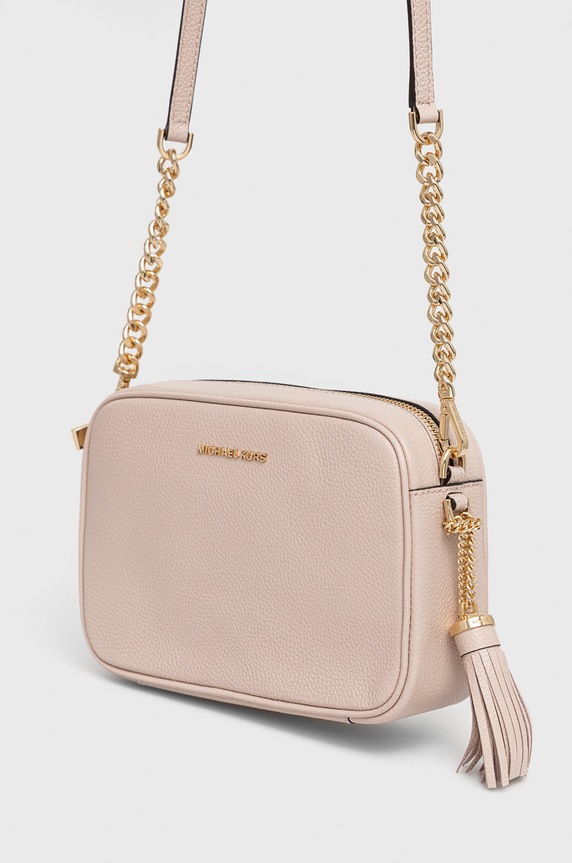Δερμάτινη τσάντα MICHAEL Michael Kors 32F7GGNM8L ροζ SS26