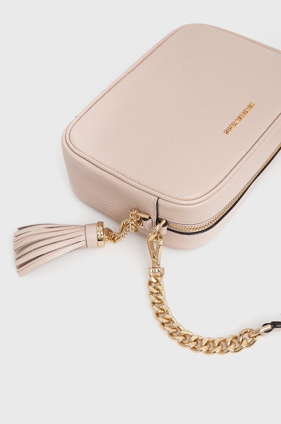 Αξεσουάρ Δερμάτινη τσάντα MICHAEL Michael Kors 32F7GGNM8L ροζ
