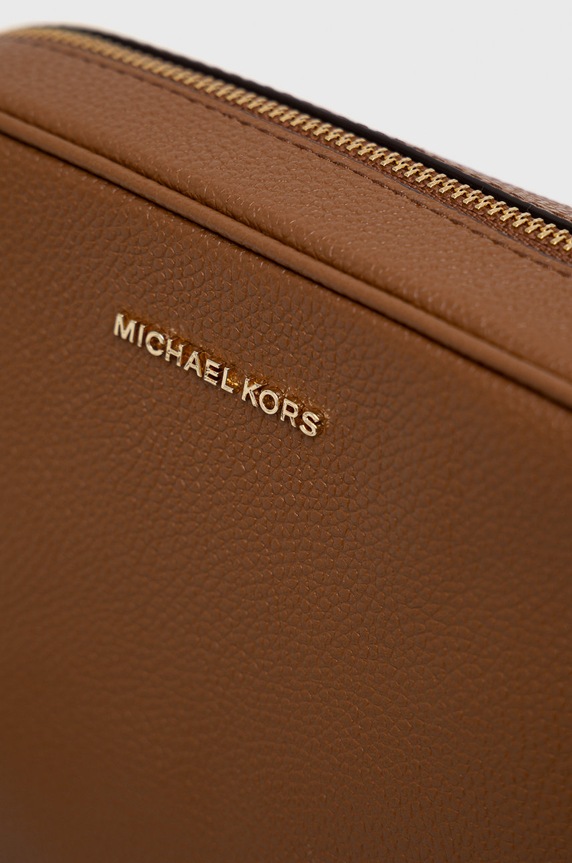 MICHAEL Michael Kors torebka skórzana 32F7GGNM8L brązowy 32F7GGNM8L