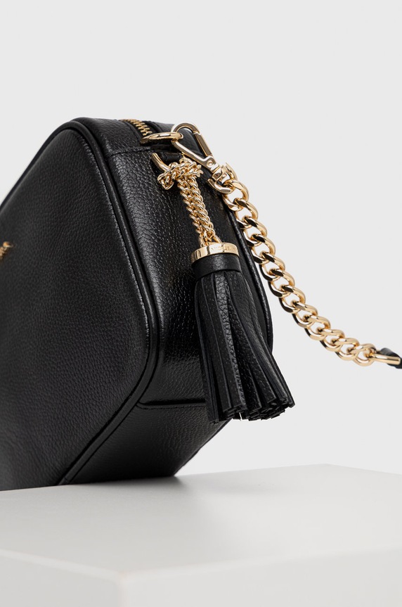 Δερμάτινη τσάντα MICHAEL Michael Kors μαύρο 32F7GGNM8L
