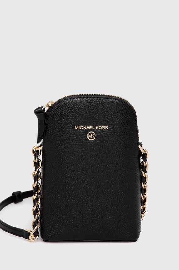 MICHAEL Michael Kors bőr telefontok telefonhoz fekete 32T0GT9C1L