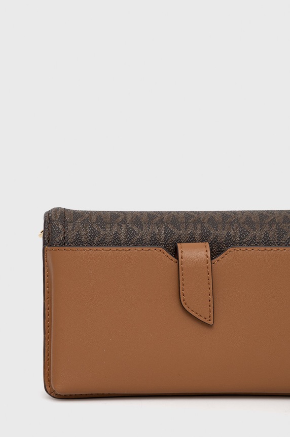 Δερμάτινη τσάντα MICHAEL Michael Kors καφέ 32S1GT9C2B
