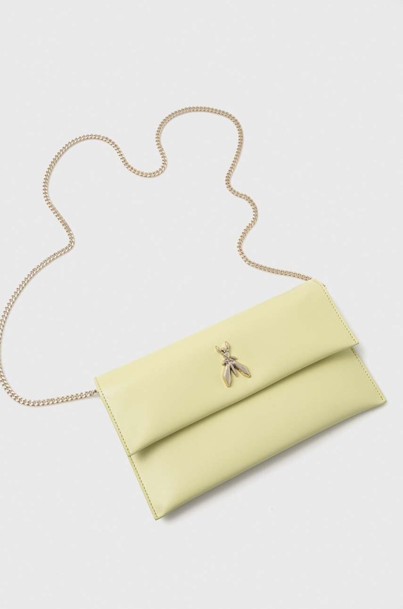 Αξεσουάρ Patrizia Pepe clutch γυναικεία δερμάτινη CB5460.L011 πράσινο