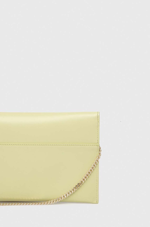 Patrizia Pepe clutch γυναικεία δερμάτινη πράσινο CB5460.L011