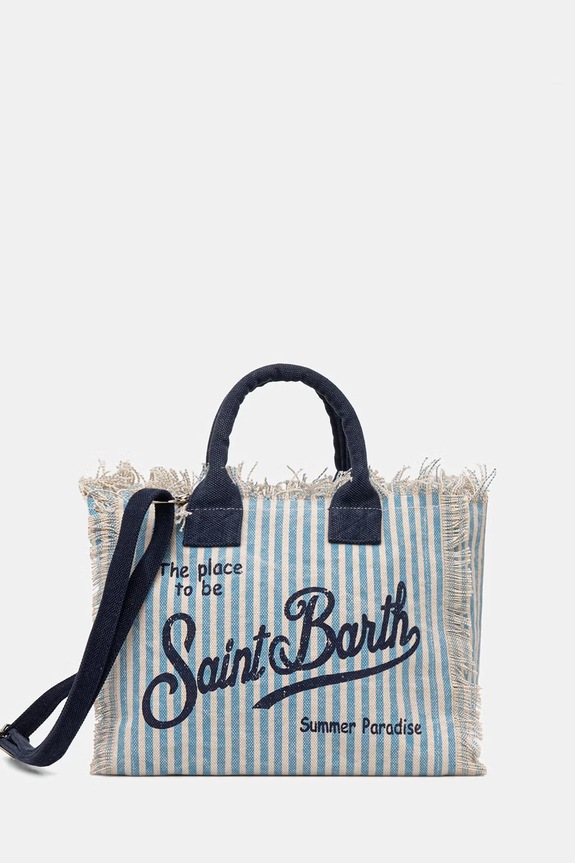 MC2 Saint Barth сумка tote для женщин хлопок голубой COL0001