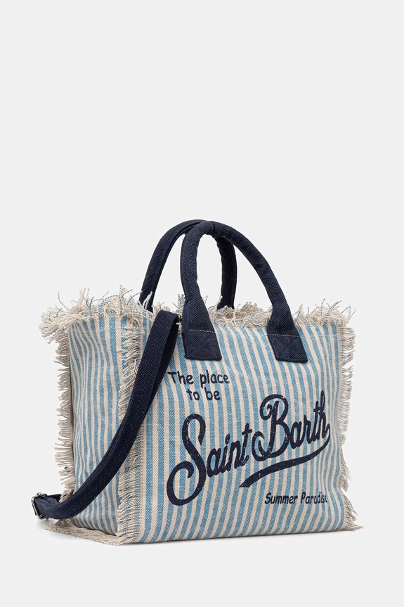 MC2 Saint Barth сумка tote для женщин хлопок COL0001 голубой AA00