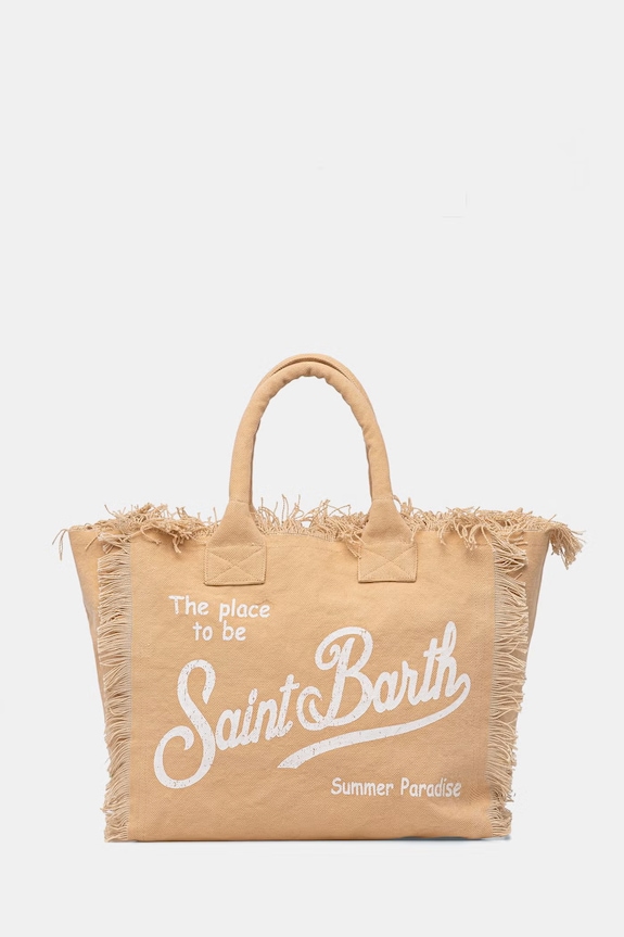 MC2 Saint Barth torebka tote damska beżowy VANI001