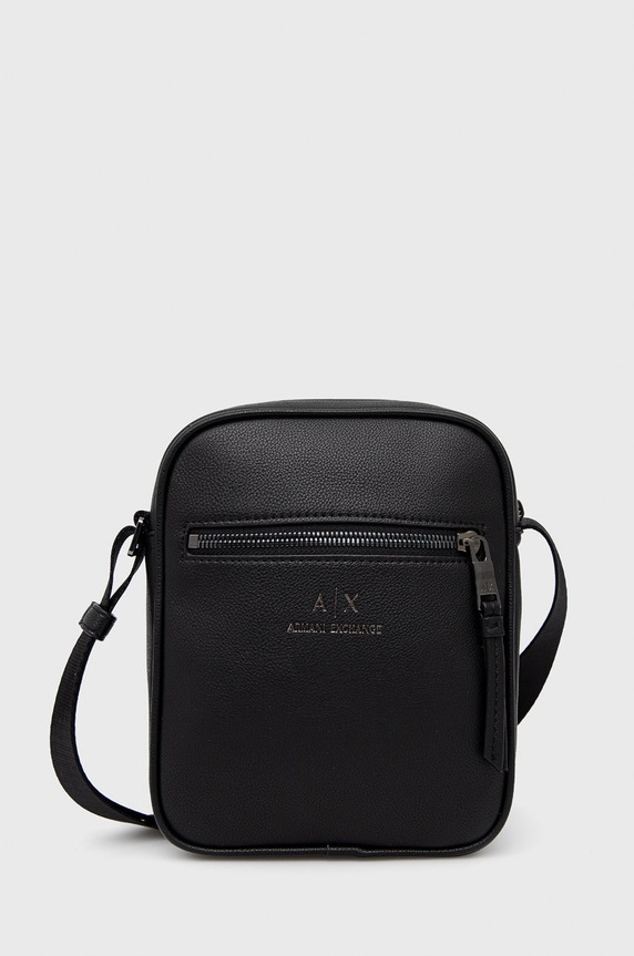 Ledvinka Armani Exchange nevejde se A4 černá 952388.CC830