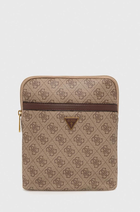 Σακίδιο Guess απομίμηση λείου δέρματος μπεζ HMEVZL.P2223