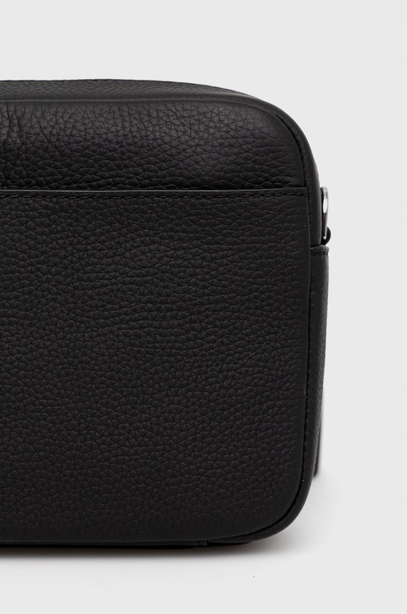 Kožená taška Michael Kors čierna 33S0LHDC5L