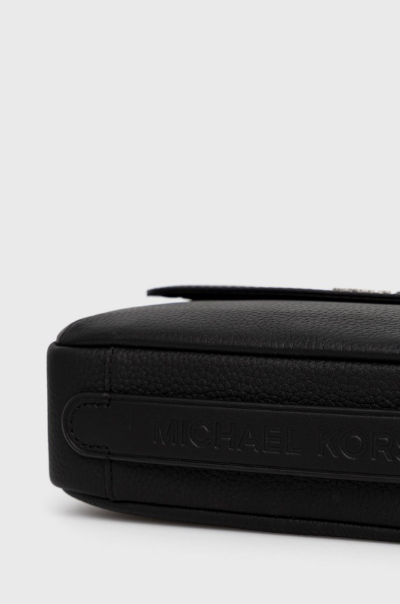 Kožená taška Michael Kors 33S0LHDC5L čierna