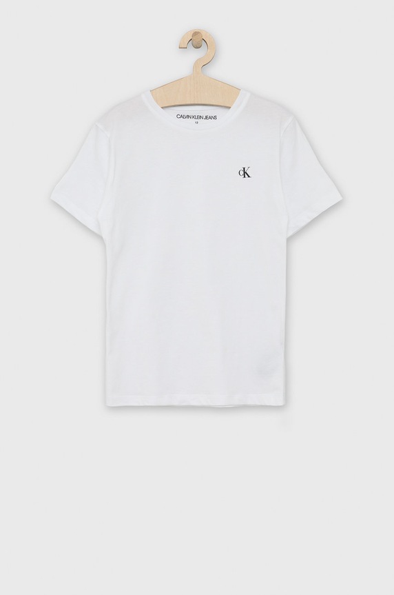 Fiú Calvin Klein Jeans gyerek pamut póló IB0IB01093.PPYY fekete