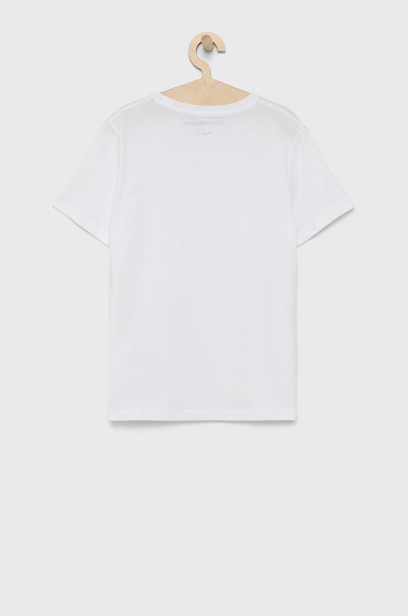 Calvin Klein Jeans gyerek pamut póló IB0IB01093.PPYY fekete