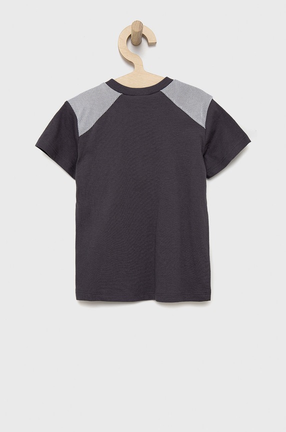 United Colors of Benetton gyerek pamut póló 3096G100Q.P szürke SS22