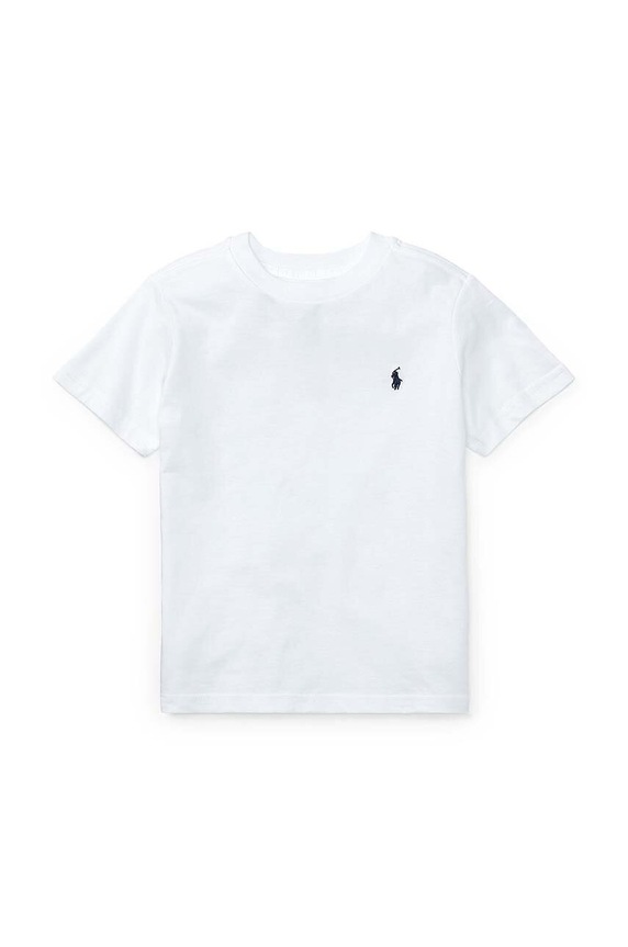 Detské bavlnené tričko Polo Ralph Lauren bavlna biela 322832904035