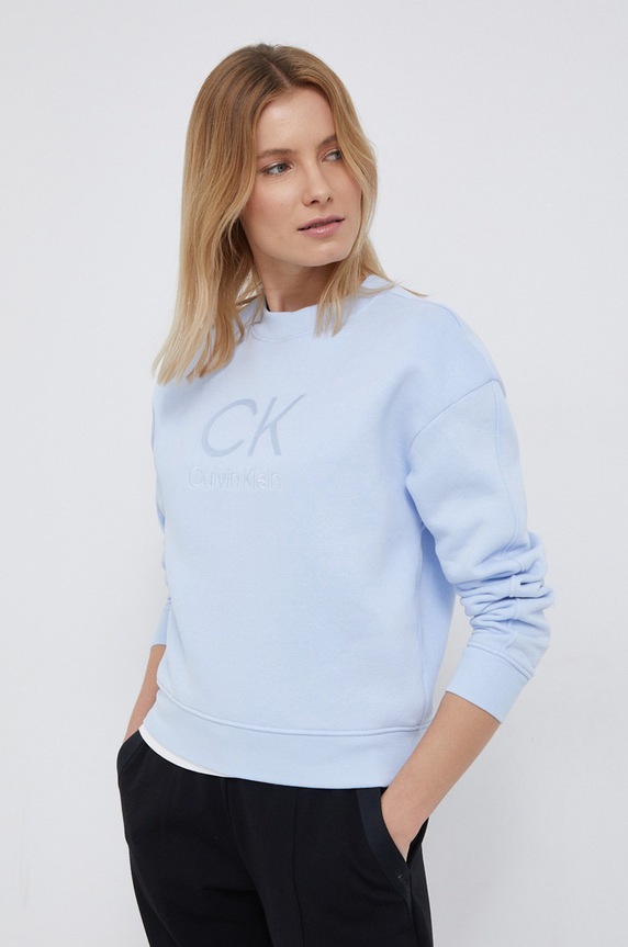 Calvin Klein felső apró mintás kék K20K203435.PPYY