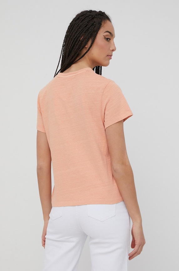 Odzież Levi's t-shirt bawełniany A1712.0010 pomarańczowy