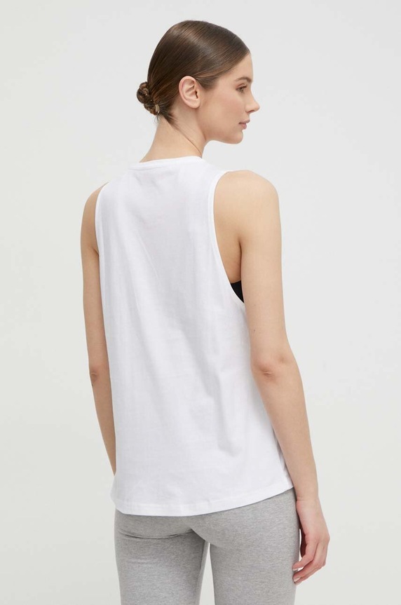 adidas top bawełniany kolor biały H10199 | Answear.com