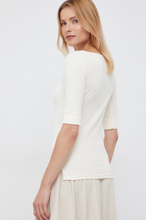 Odjeća Majica kratkih rukava Lauren Ralph Lauren 200654963036 bež