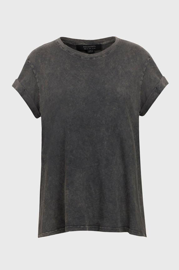 Odzież AllSaints T-shirt bawełniany ANNA TEE WM275S szary